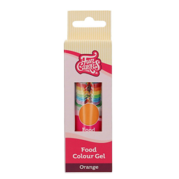 Gel Lebensmittelfarbe - Orange - 30 g - von Funcakes